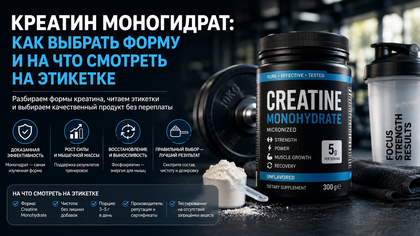 Креатин моногидрат