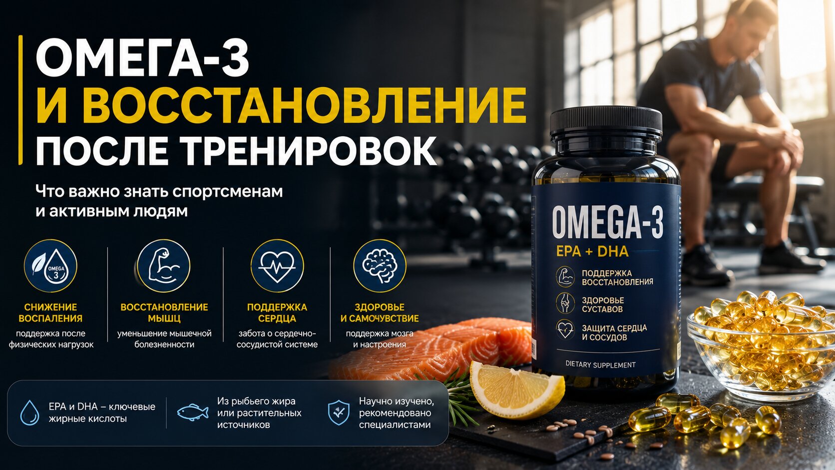 Омега 3 и тренировки