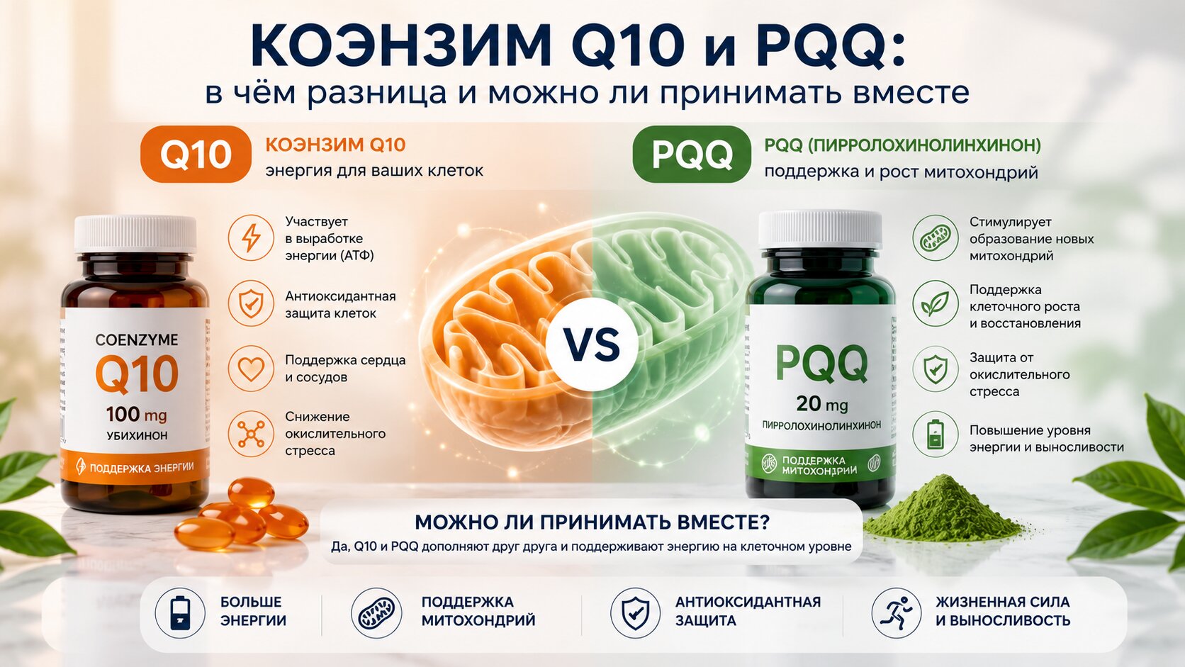 Q10 и PQQ