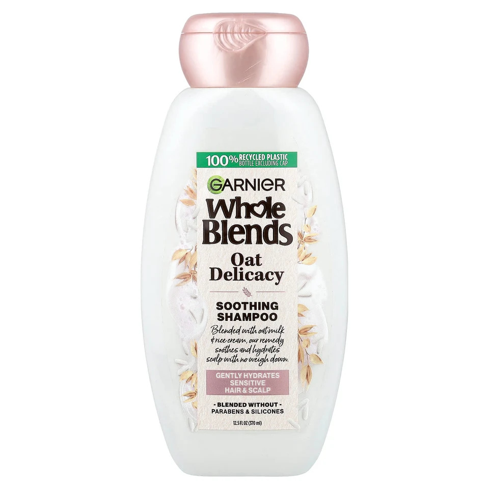 Шампунь Garnier Whole Blends Oat Delicacy Soothing, 370 мл
