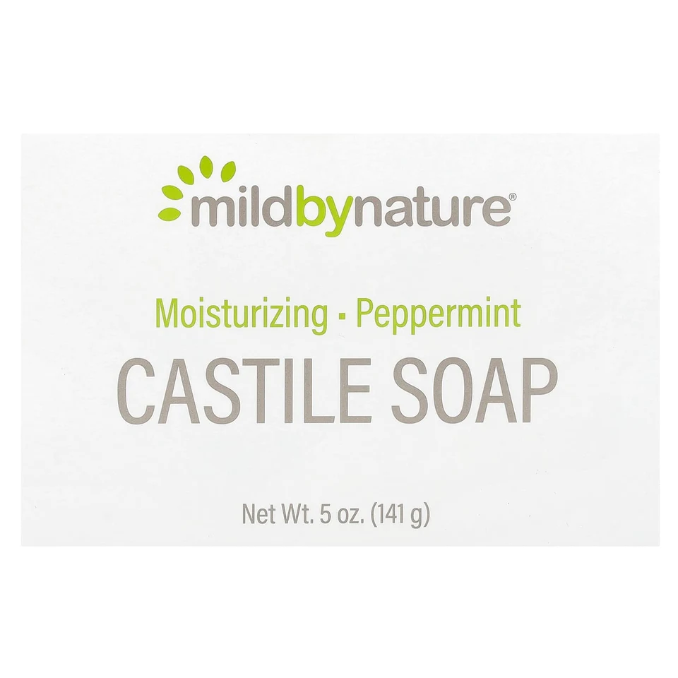 Кастильское мыло Mild By Nature, аромат «перечная мята», 141 г