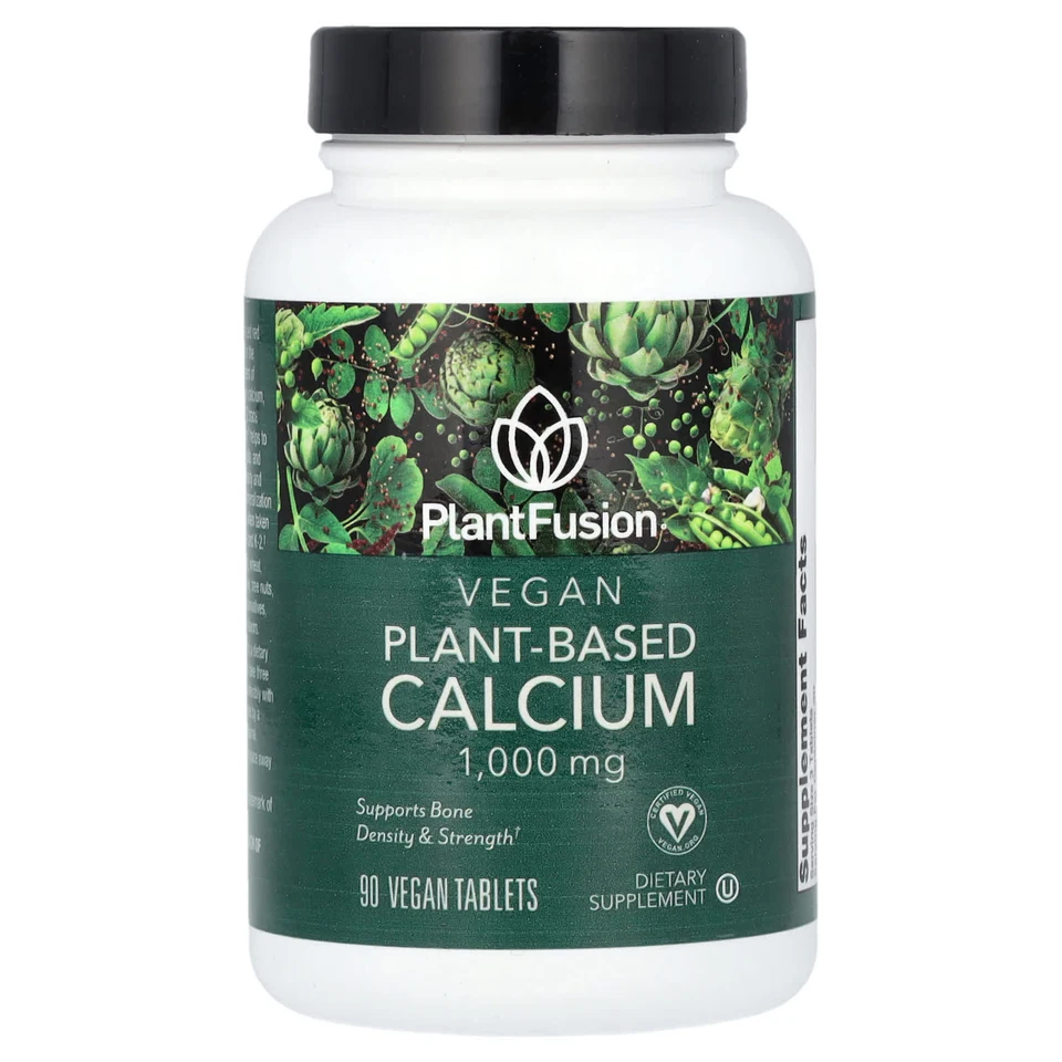 Кальций PlantFusion Vegan Planet-Based, 333 мг, 90 таблеток