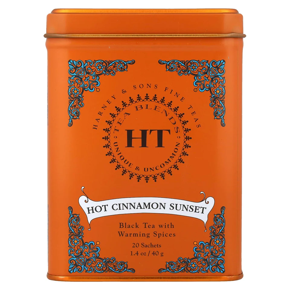 Чай Harney & Sons HT Blends Hot Cinnamon Sunset, 20 чайных пакетиков, 40 г