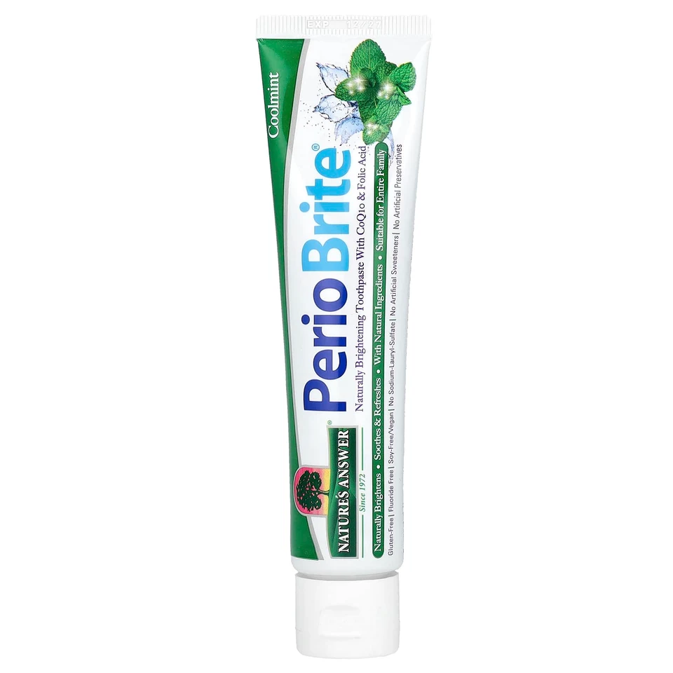 Зубная паста Nature's Answer PerioBrite® with Xylitol Cool Mint, 113.4 г