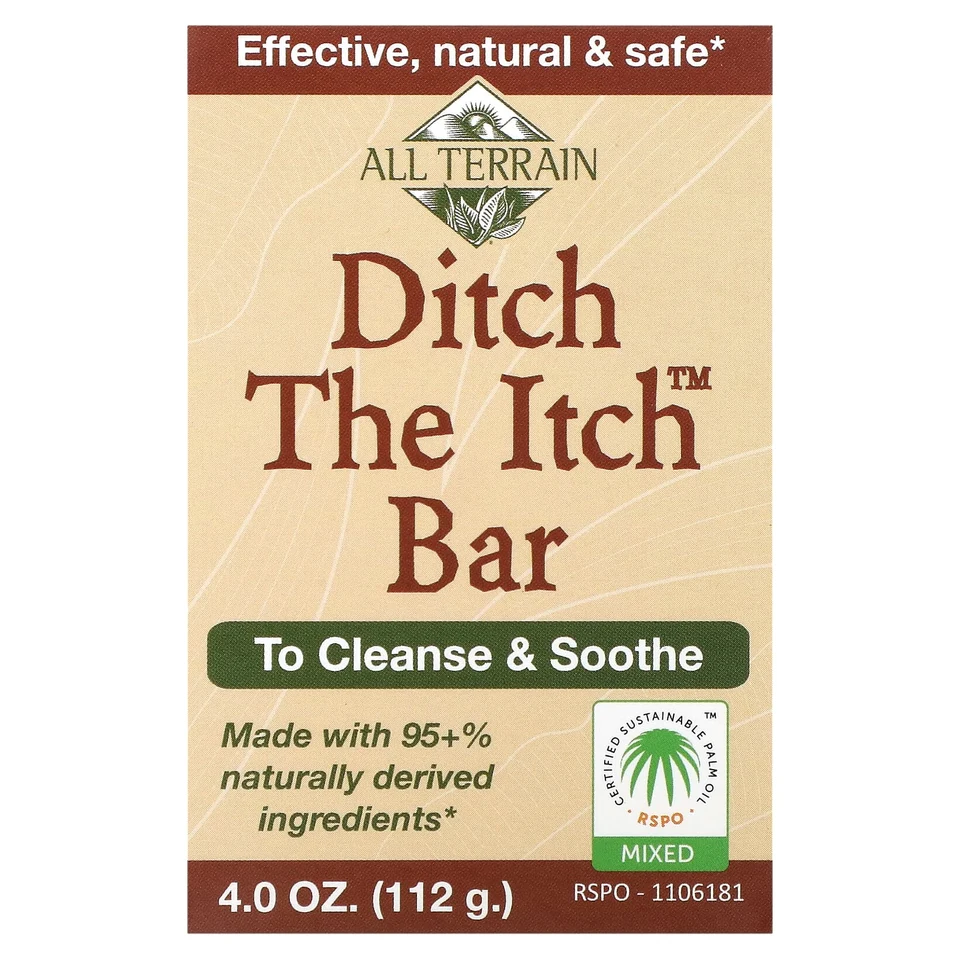 Мыло All Terrain Ditch The Itch Soap, 112 г, батончик