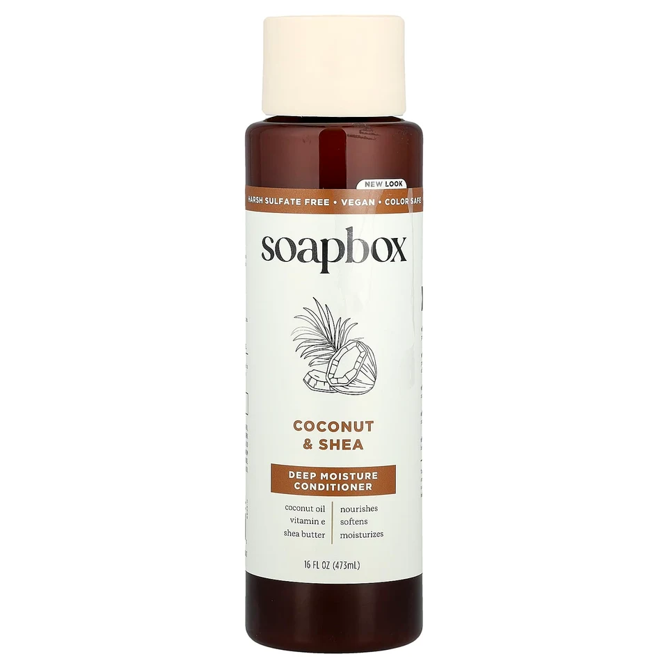 Кондиционер Soapbox Deep Moisture, аромат «Coconut & Shea», 473 мл
