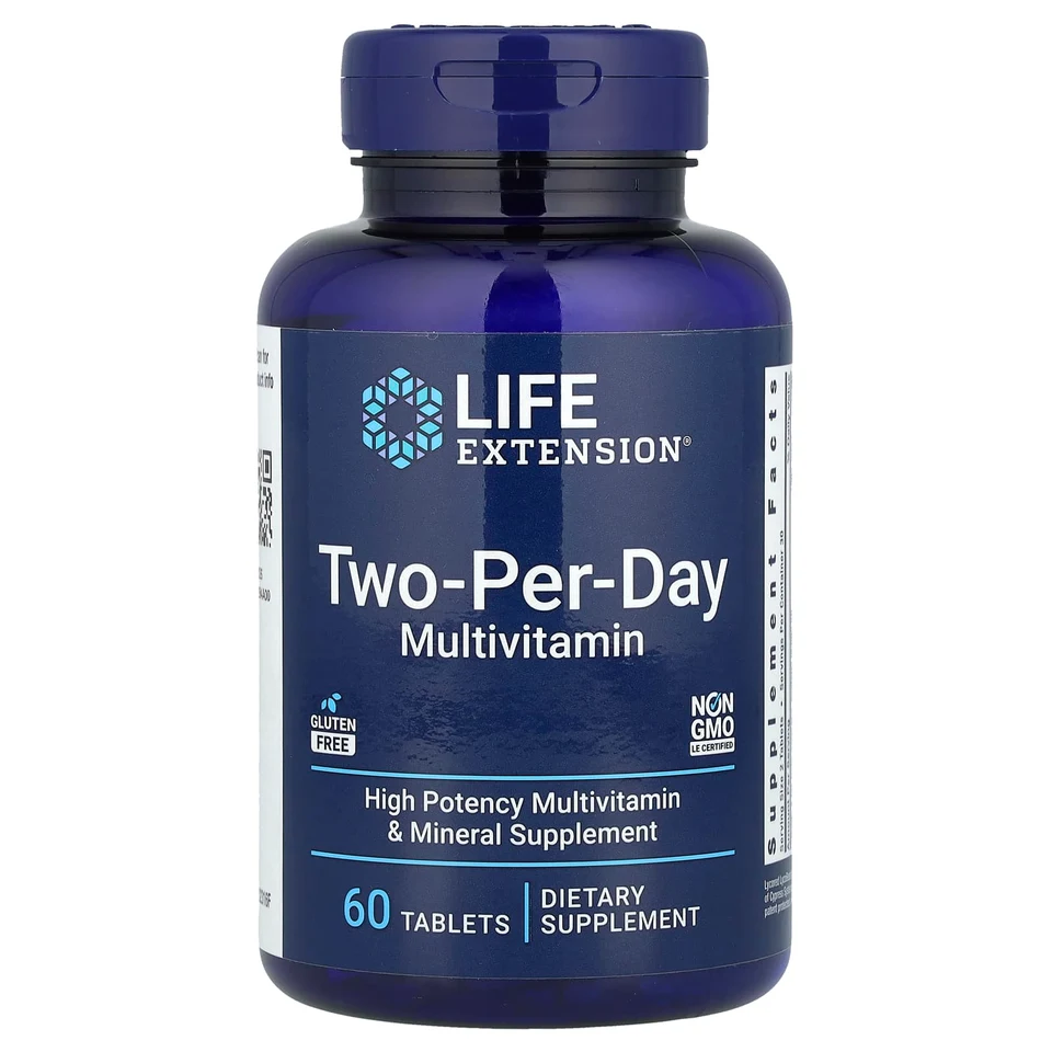 Мультивитамины Life Extension Two-Per-Day, 60 таблеток