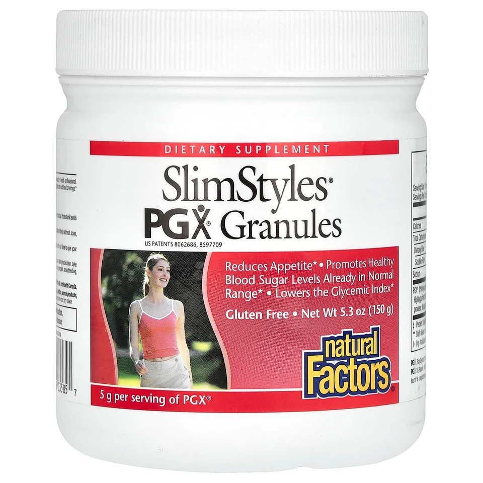Гранулы Natural Factors, PGX, безвкусные, 150 г