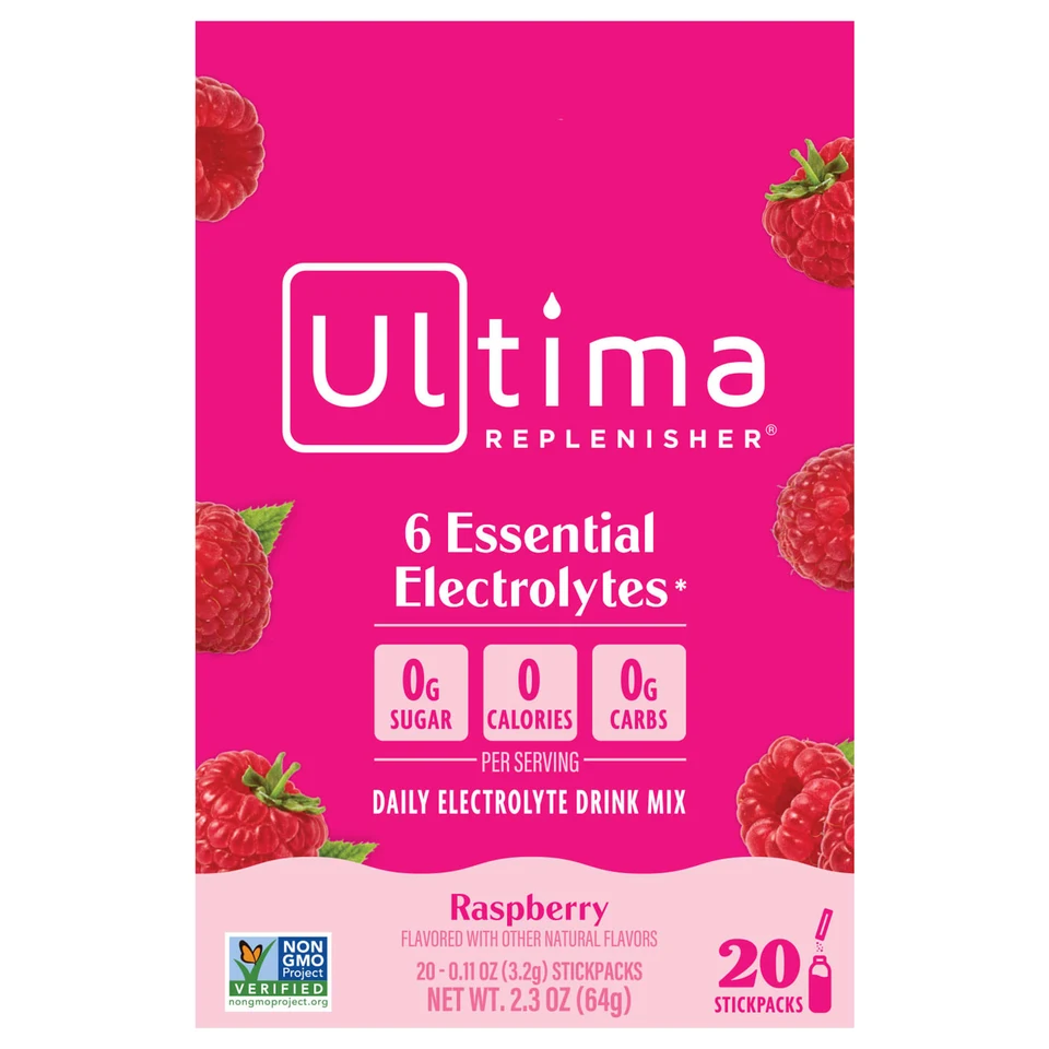 Электролитная смесь Ultima Replenisher, 20 пакетиков, 3.2 г каждый