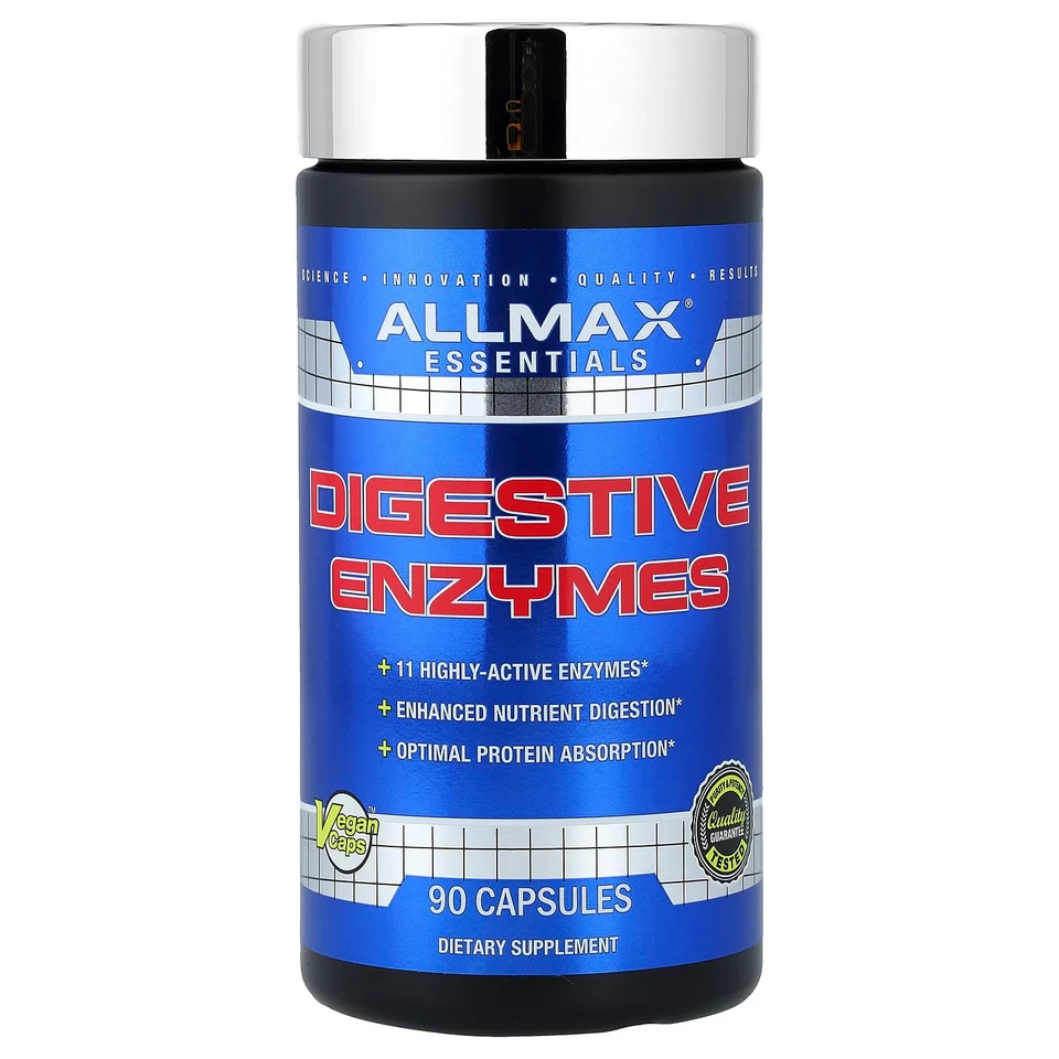 Пищеварительные ферменты ALLMAX Essentials, 90 капсул