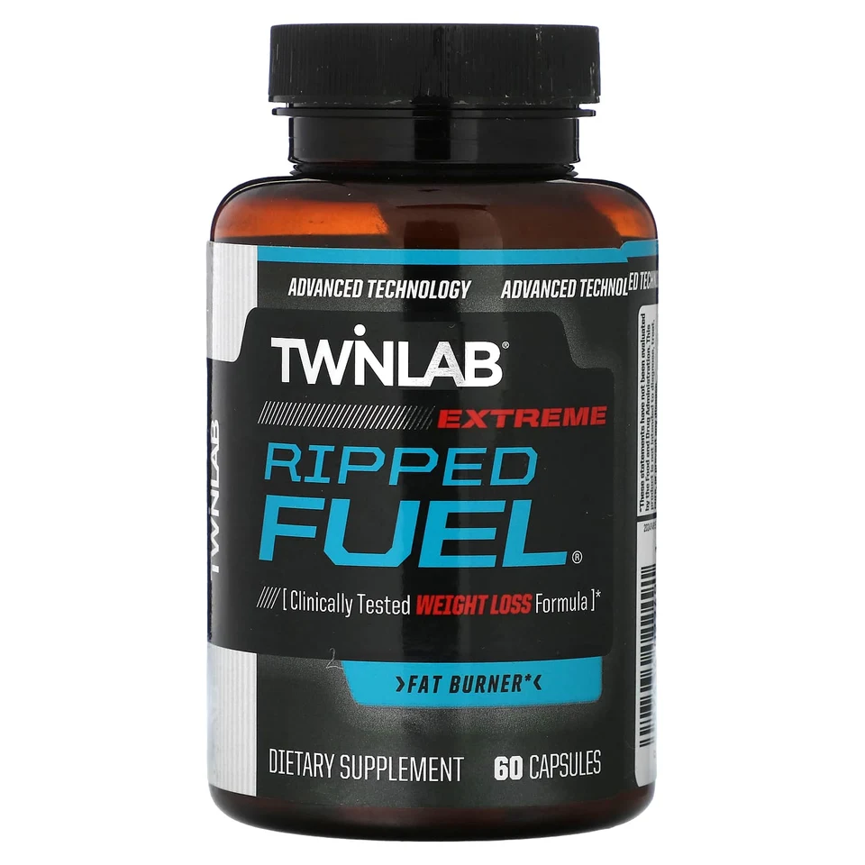 Жиросжигатель Twinlab Ripped Fuel Extreme, 60 капсул