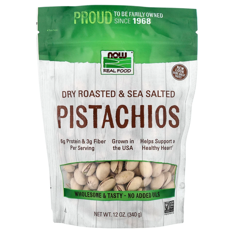 Фисташки NOW Foods, 340 г
