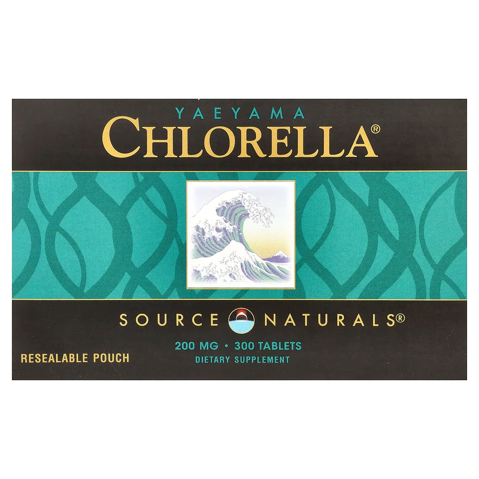 Хлорелла Source Naturals Yaeyama®, 300 таблеток