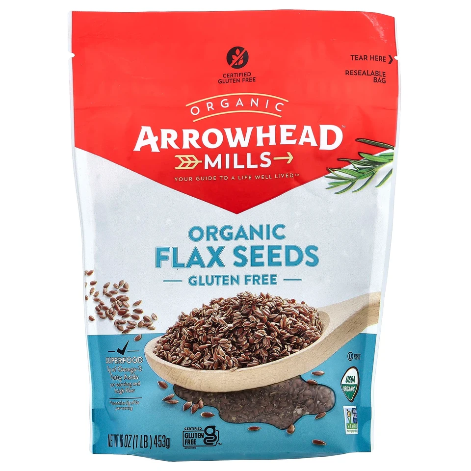 Семена льна Arrowhead Mills, 453 г