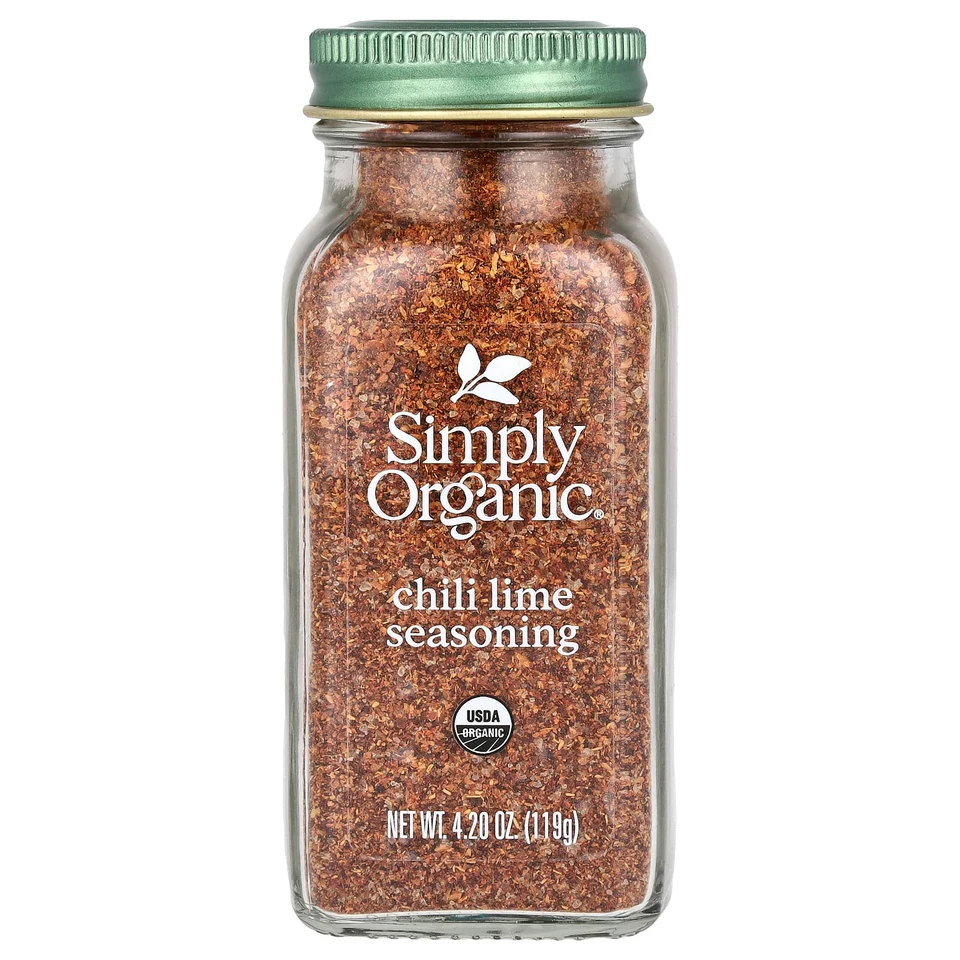 Приправа Simply Organic Chili Lime, 119 г