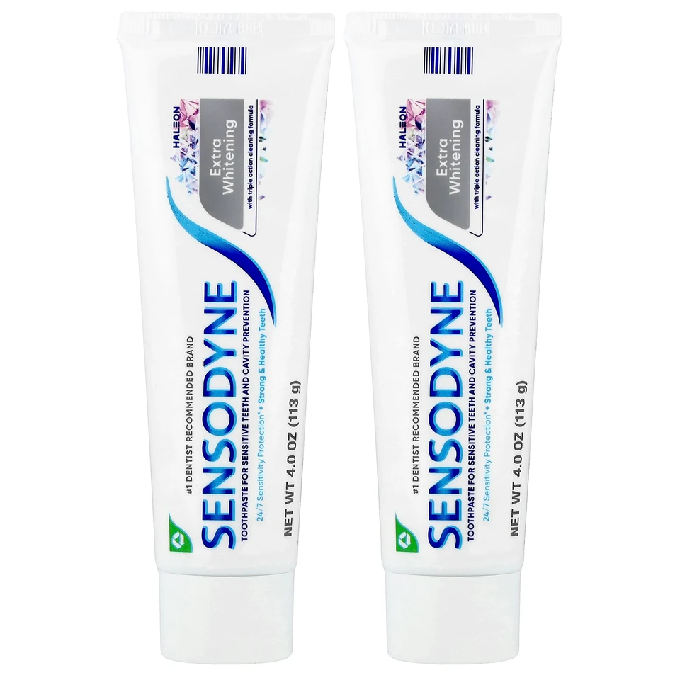 Зубная паста Sensodyne Extra Whitening Twin Pack 2 Tubes, 113 г