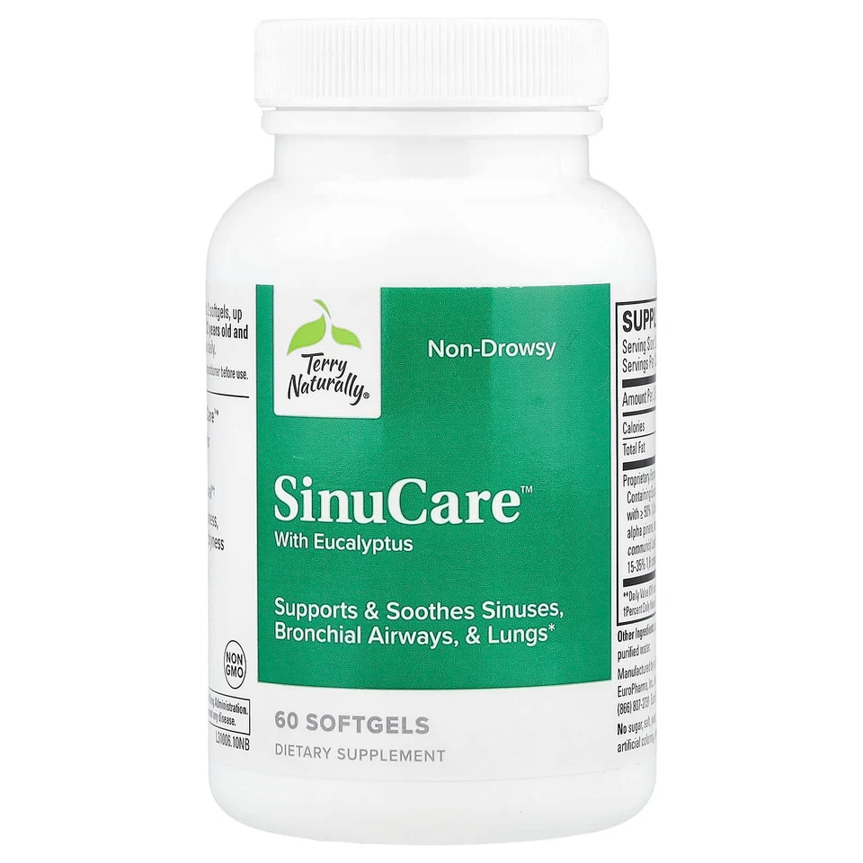 Эвкалипт Terry Naturally SinuCare™ , 60 мягких капсул
