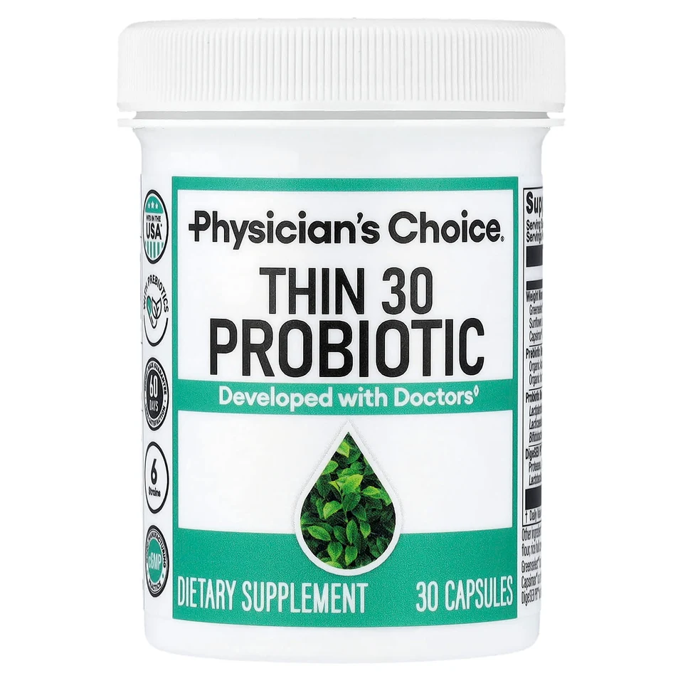 Пробиотик Physician's Choice Thin 30, 30 капсул