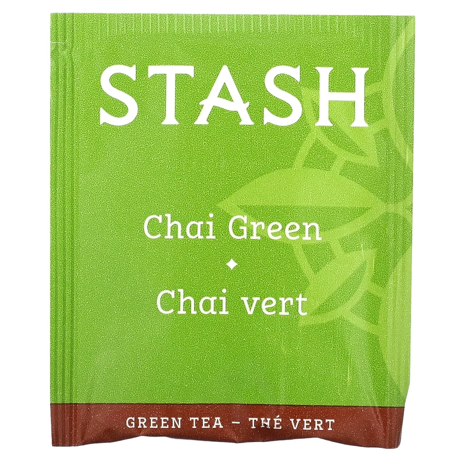 Чай Stash Tea Green Chai Green, 20 чайных пакетиков, 38 г, чайные пакетики