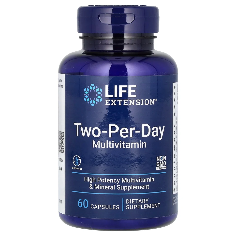 Мультивитамины Life Extension Two-Per-Day, 60 капсул