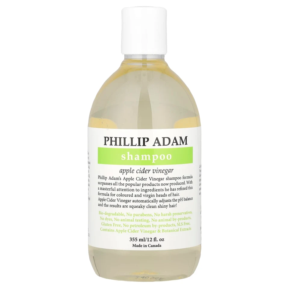 Яблочный уксус Phillip Adam Shampoo, аромат «Apple Cider Vinegar», 355 мл
