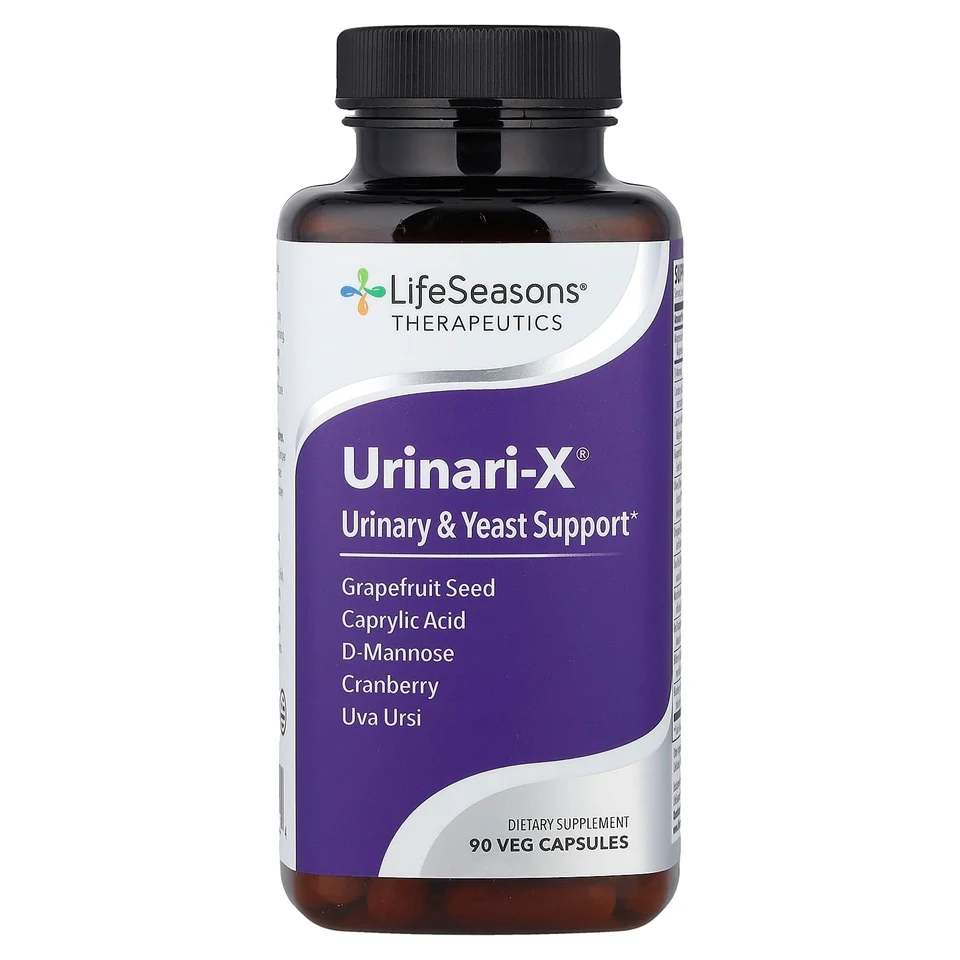 Urinari-X® LifeSeasons, 90 вегетарианских капсул