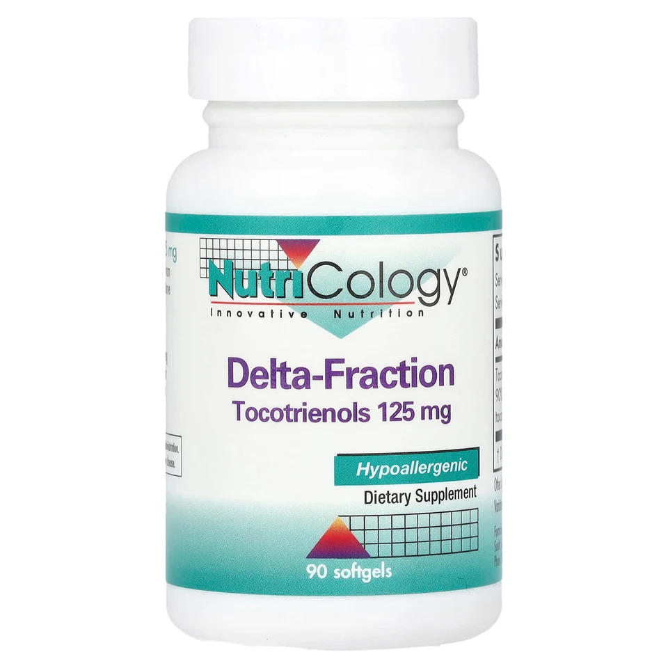 Токотриенолы Nutricology Delta-Fraction, 125 мг, 90 мягких капсул
