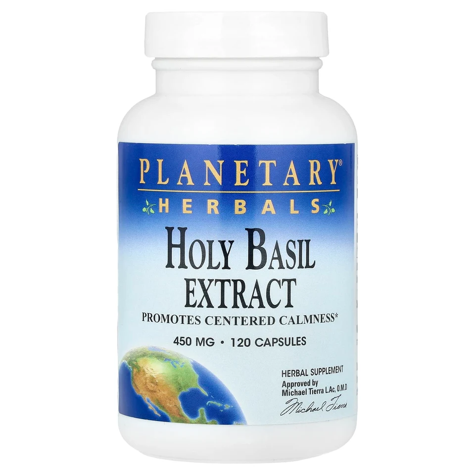 Тулси Planetary Herbals Extract, 450 мг, 120 капсул