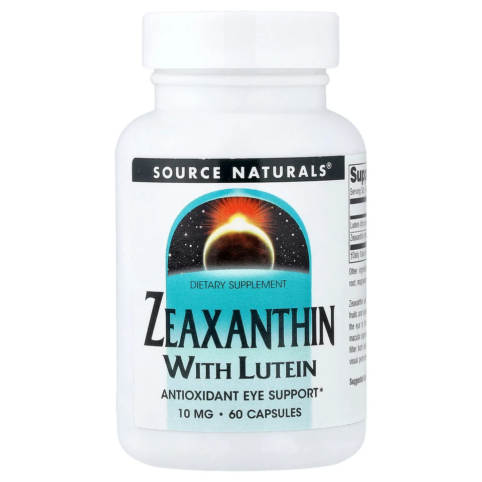 Зеаксантин Source Naturals With Lutein, 60 капсул