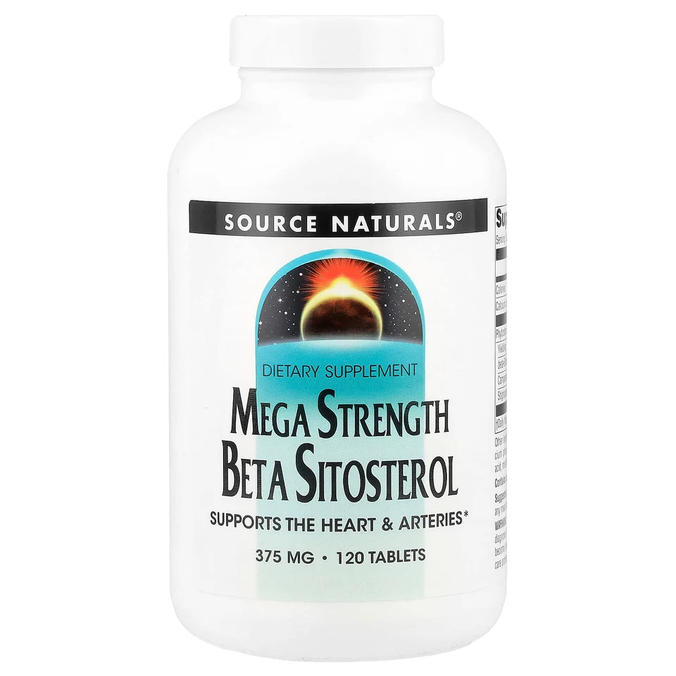 Бета-ситостерол Source Naturals, 375 мг, 120 таблеток