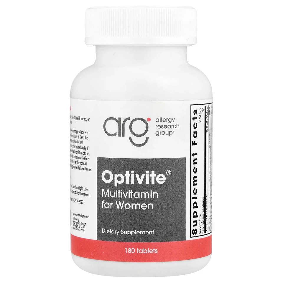 Мультивитамины Optimox Optivite® for Women, 180 таблеток