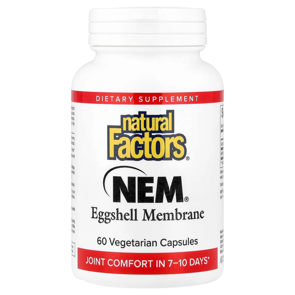 NEM®, мембрана яичной скорлупы, 60 вегетарианских капсул
