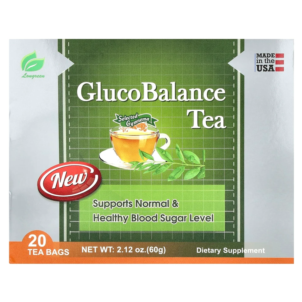 Чайные пакетики Longreen GlucoBalance Tea 20, 60 г