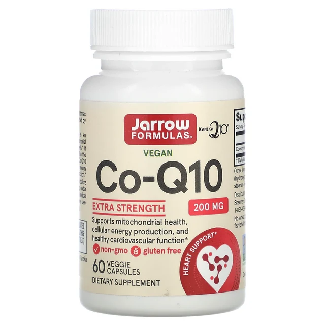 Коэнзим Q10 Jarrow Formulas, 200 мг, 60 растительных капсул