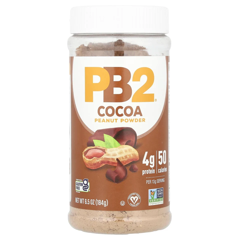 Порошок PB2 Foods Peanut, какао, 184 г