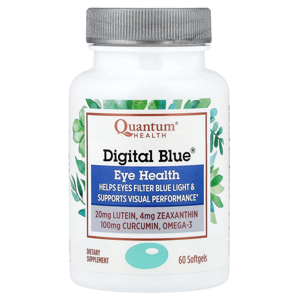 БАД Digital Blue®, для здоровья глаз, 60 мягких капсул