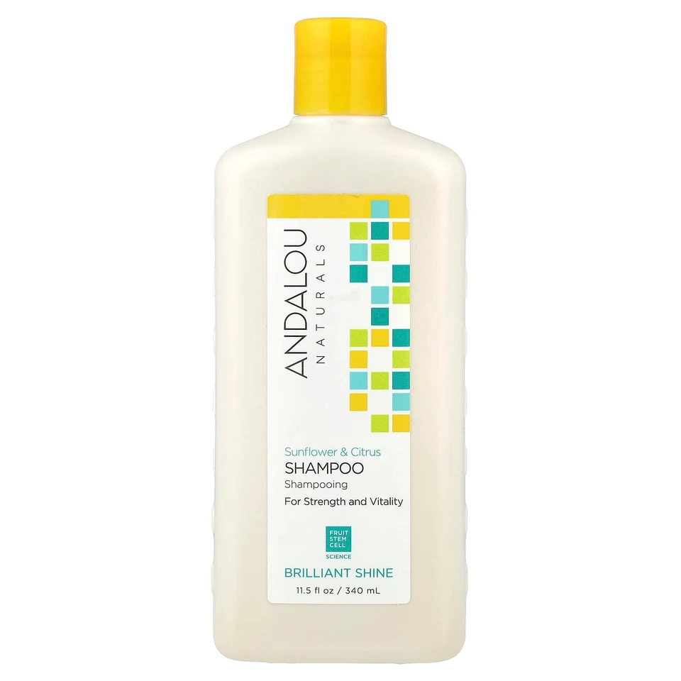 Шампунь Andalou Naturals Brilliant Shine Sunflower & Citrus, 340 мл