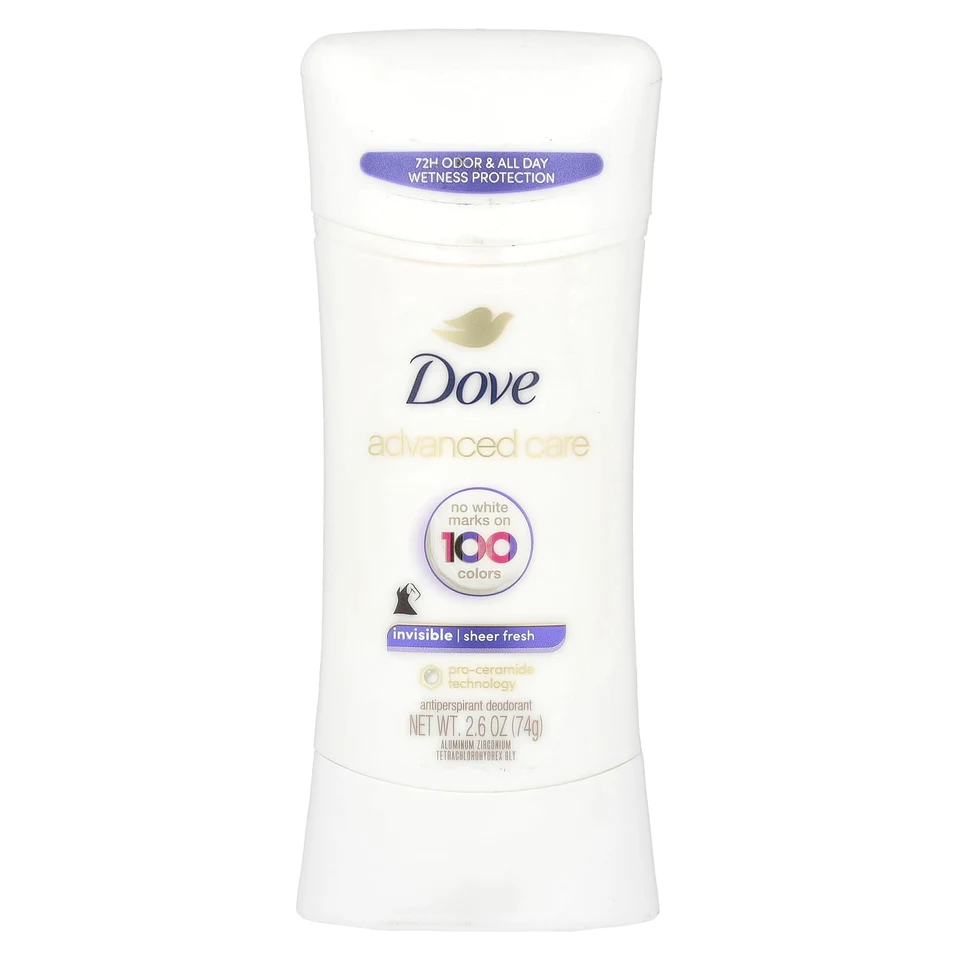 Антиперспирант Dove Advanced Care Deodorant Sheer Fresh, Invisible, 74 г