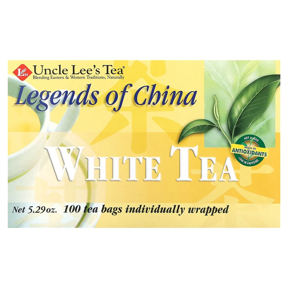 Чайные пакетики Uncle Lee's Tea Legends of China White Tea 100, 150 г