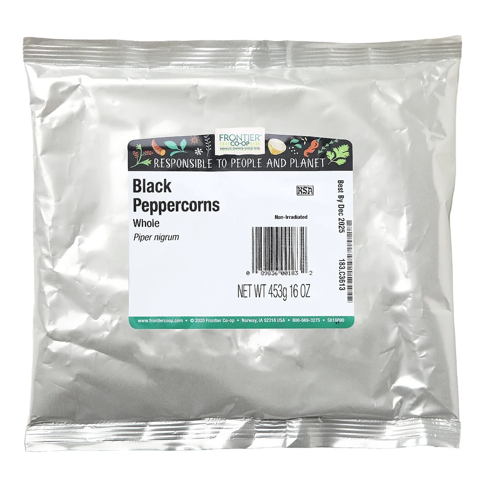 Чёрный перец Frontier Co-op Whole, 453 г