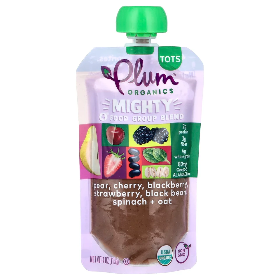 Смесь продуктов Mighty 4 Plum Organics, 113 г
