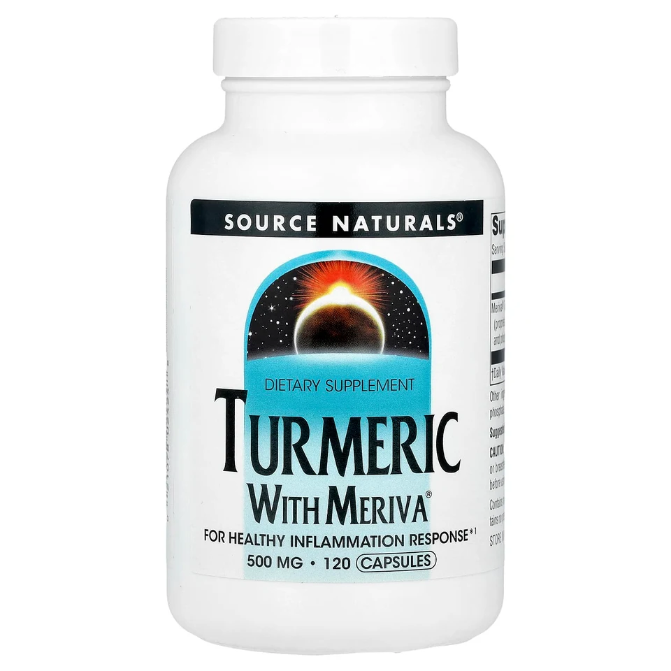 Куркума Source Naturals With Meriva®, 500 мг, 120 капсул