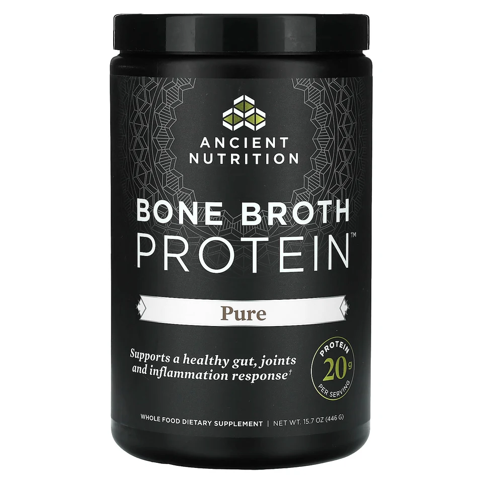 Протеин Ancient Nutrition Bone Broth Pure, 446 г