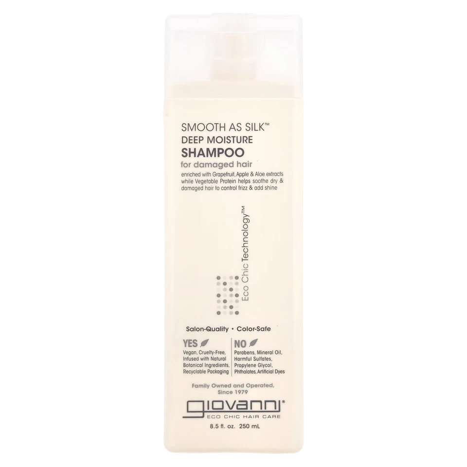 Шампунь Giovanni Smooth As Silk™ Deep Moisture For Damaged Hair, 250 мл