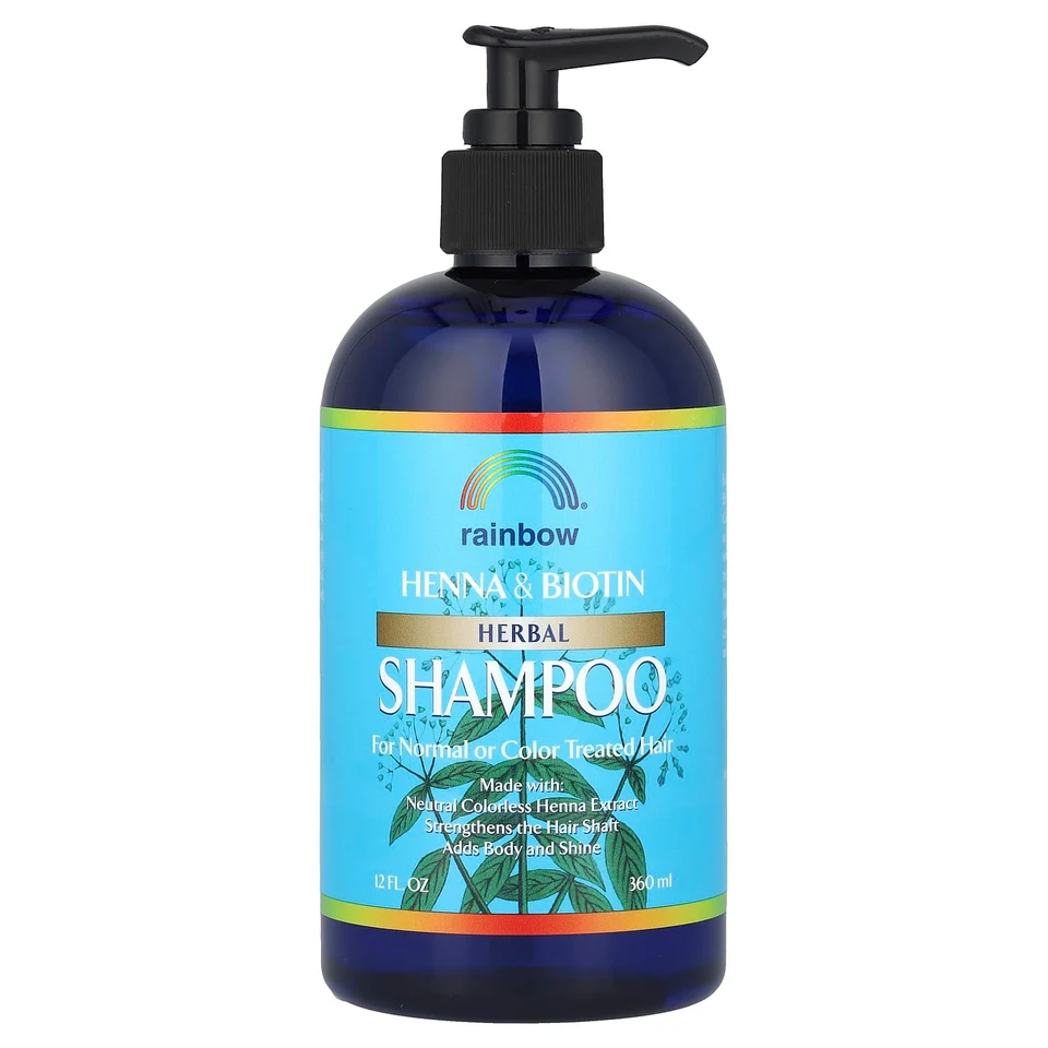 Шампунь Rainbow Research Henna & Biotin Herbal For Normal or Color Treated Hair, 360 мл