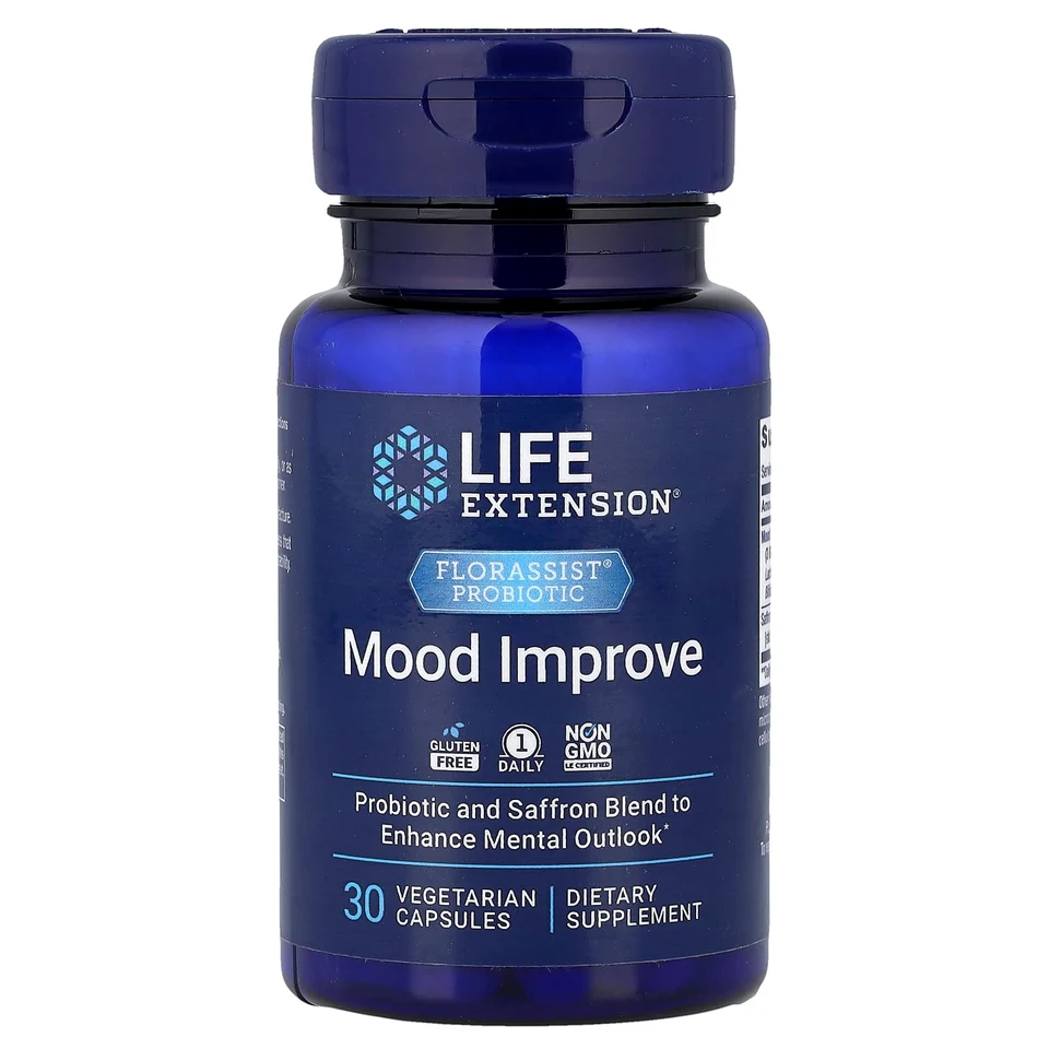 Пробиотик Life Extension FLORASSIST® Mood Improve, 30 растительных капсул