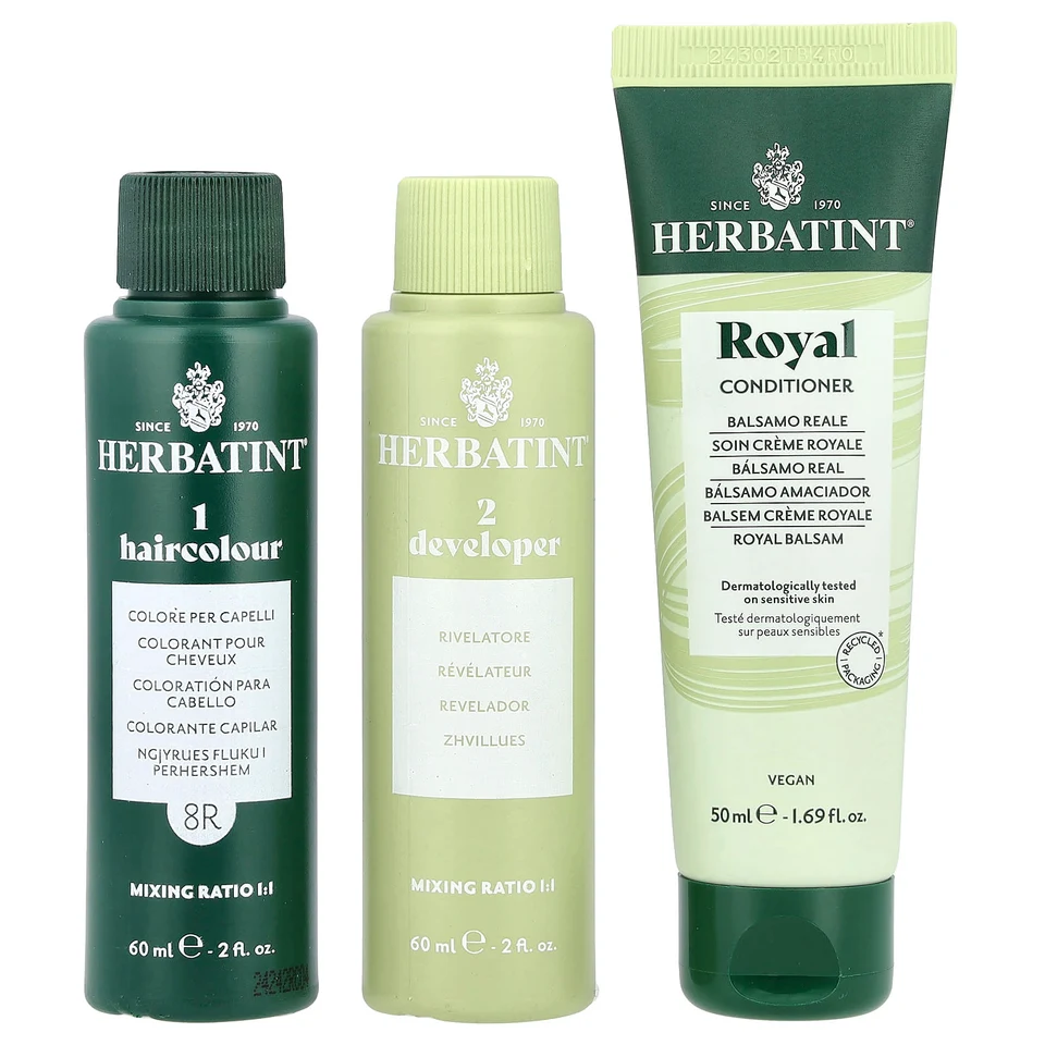 Гель Herbatint Permanent Haircolor 8R Light Copper Blonde, 170 мл