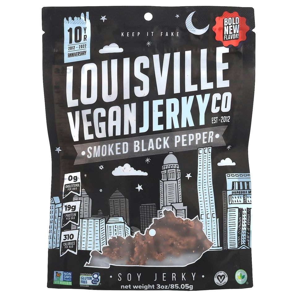 Соевый джерки Louisville Vegan Jerky Co, 85.05 г