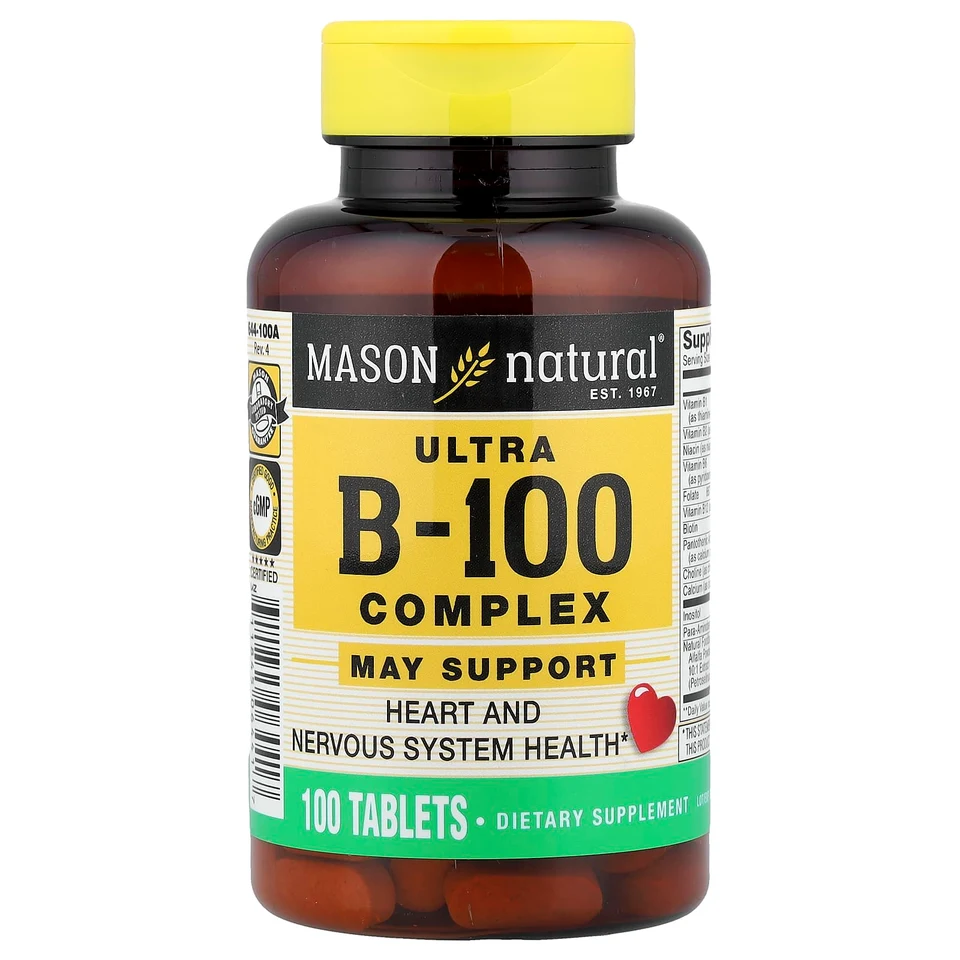 Комплекс Mason Natural Ultra B-100, 100 таблеток