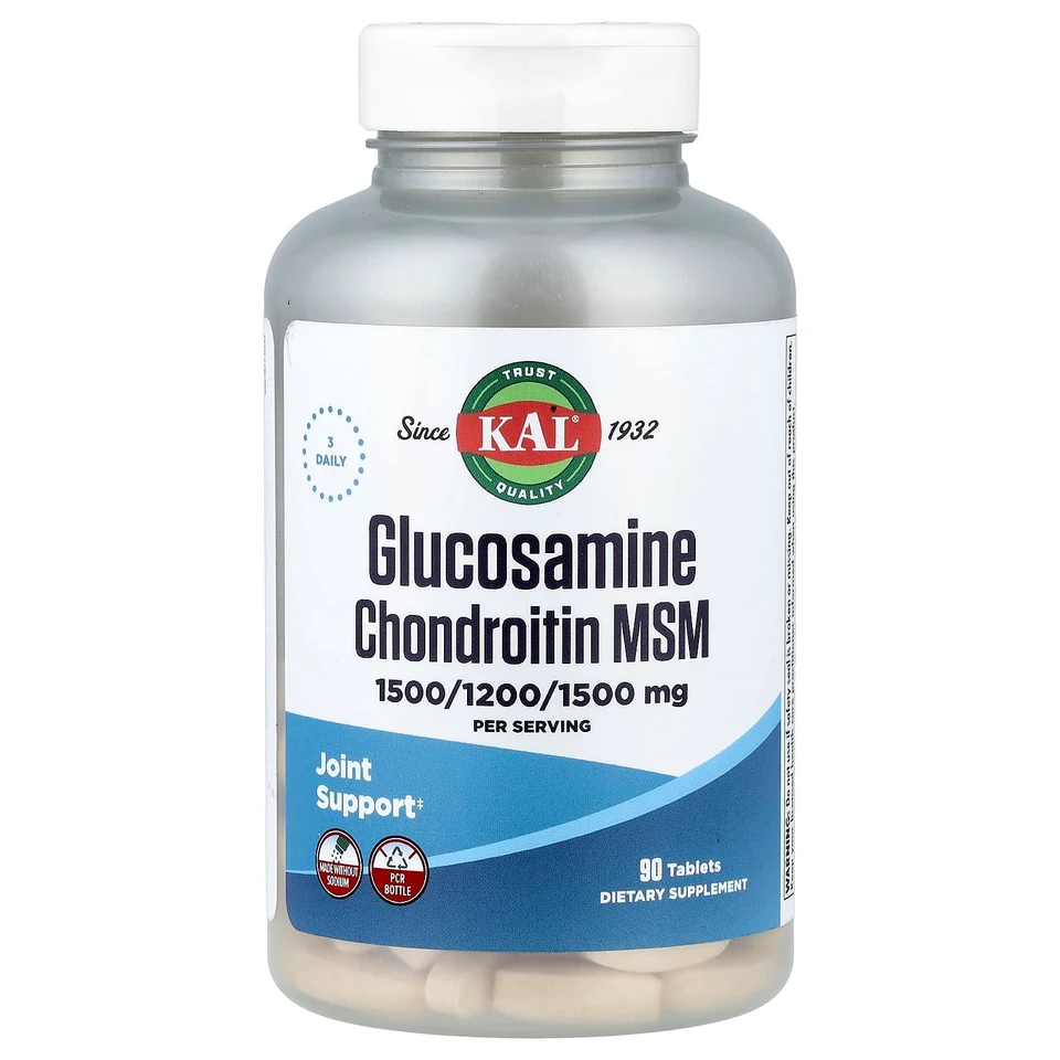 Хондроитин KAL Glucosamine MSM, 90 таблеток